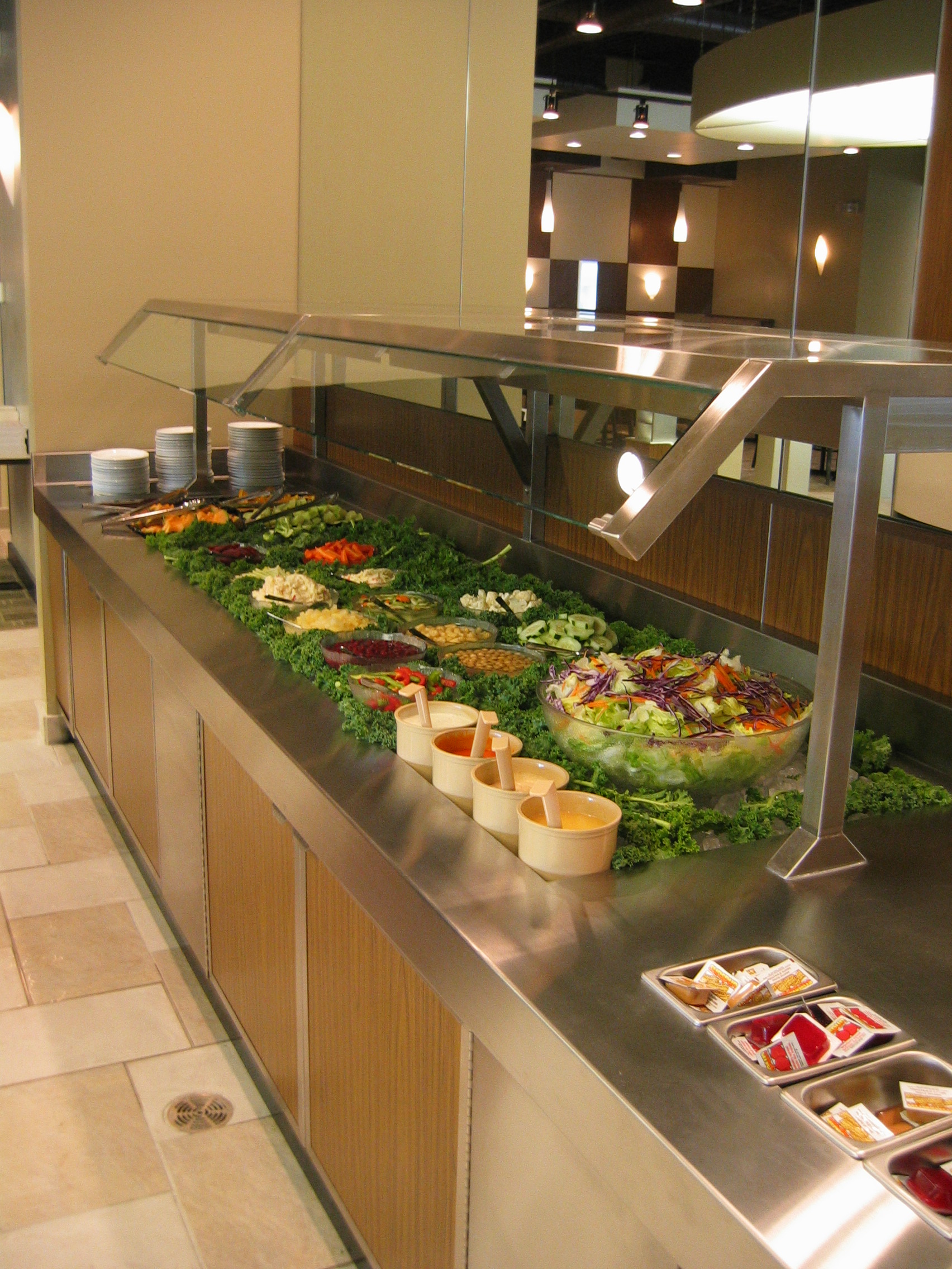 Food Services Buffet Area Stainless Cabinet