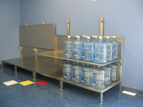 Custom Stainless Steel Shelving for Food Storage Area