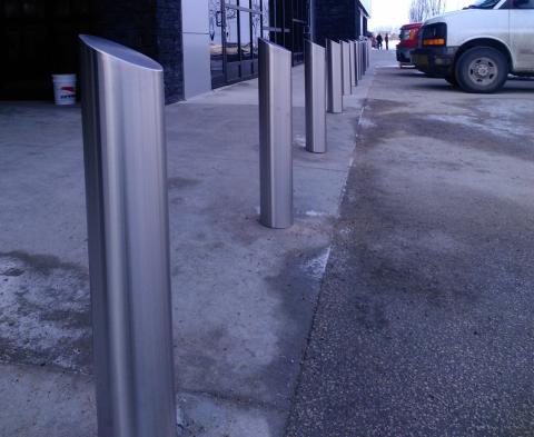 Bollards Custom Stainless Steel Bollards for Sidewalk