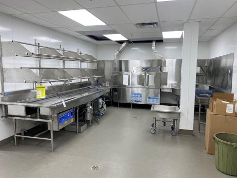 Dishwashing Area Industrial Commercial Kitchen Custom Stainless Steel