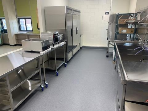 Henri Bergeron School Stainless Steel Kitchen and Appliances for Food Prep