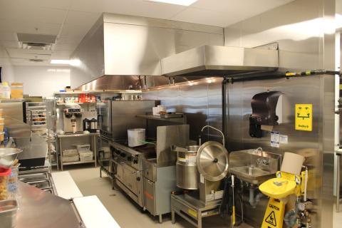 Custom Stainless Steel Commercial Cooking Prep Kitchen with Appliances 