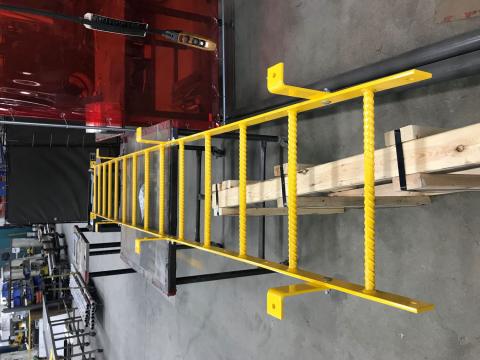 Safety Ladder for Industrial Building