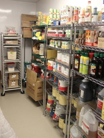 Metro Shelving for Pantry in Food Prep Area Winnipeg